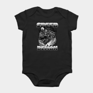 Speed Demon Motorcycle Baby Bodysuit